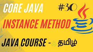 Instance Method in Java Java Course in Tamil Ganesh Teaching Studio