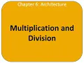 DDCA Ch6 - Part 7 Multiplication Division Instructions