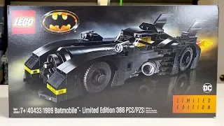 LEGO 40433 1989 Batmobile Review! Limited Edition!