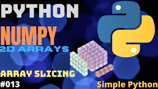 Python Numpy Array Slicing Creating 2D Arrays