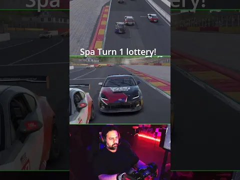 Turn 1 SPA doing Turn 1 things