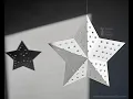 Free 5-pointed Star template for Christmas decoration