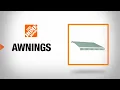 Types of Awnings The Home Depot
