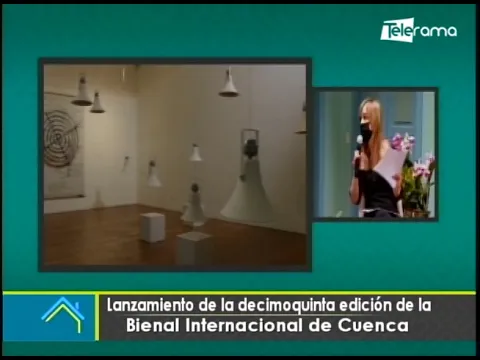 Lanzamiento de la decimoquinta edición de la Bienal Internacional de Cuenca