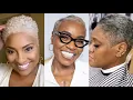 50 Best Short Hairstyles For Gray-Haired Women