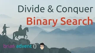 Divide and Conquer Binary Search with Swift Tutorial Brian Advent