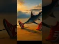 Download Lagu TARARI TARARA Walks into the Sunset Like a Boss 🌅🐟👟🔥 #italianbrainrot #ai #Shorts #viral