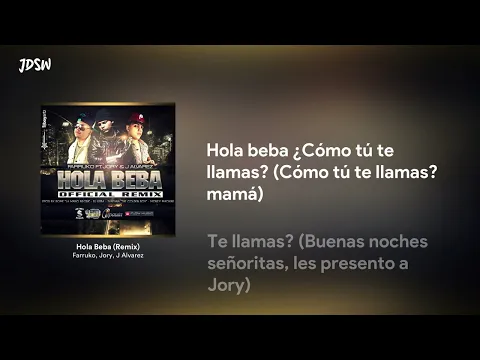 Download MP3 Hola Beba (Remix) - Farruko, Jory, J Alvarez [Letra / Lyrics]