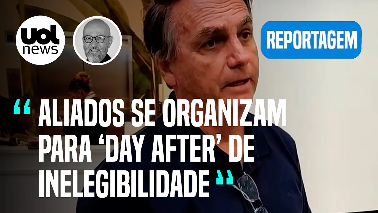 Bolsonaro inelegível: Aliados já preparam 'day after' da provável inelegibilidade, diz Josias
