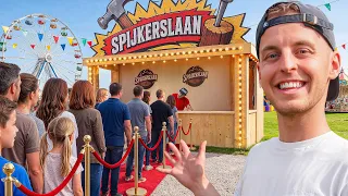 Wij Bouwen Een Kermiskraam Op Een Echte Kermis!