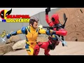Deadpool vs Wolverine Fight in the Void Stop Motion