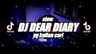 Download DJ DEAR DIARY SLOW | VIRAL TIK TOK  🎶REMIX FULLBASS 2022 🔊BY FERNANDO BASS MP3