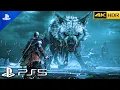 Lagu (PS5) God of War Ragnarok - Kratos vs Fenrir | Realistic ULTRA Graphics Gameplay [4K 60FPS HDR]
