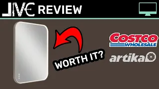 Costco Artika Royce LED Wall Mirror Install and Review Is it Worth it