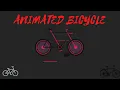 ANIMATED BICYCLE PURE CSS HTML