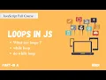 Loops in JavaScript while do while JavaScript Full Course Part - 10 A Hindi
