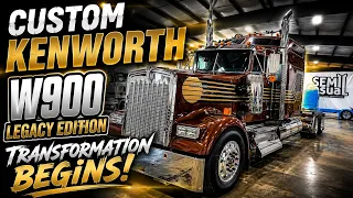 first kenworth build at semicasual starts now w900 legacy edition