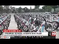 Students get new bikes and renovated resource market at I Promise School in Akron