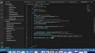 DOM manipulation using JavaScript innerHTML innerText querySelector createElement appendChild