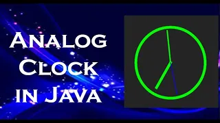 Analog clock in Java