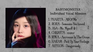 babymonster last evaluation individual vocal mission