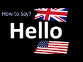 Download Lagu How to Pronounce Hello? | UK British Vs USA American English Pronunciation