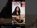 LALA BAPTISTE IG LIVE TALKS ABOUT HOW LIL TJAY MADE HER SMOKE WEED