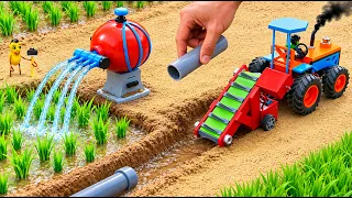 Top Most Creative DIY Mini Tractor Irrigation Machine 💧 Water Pump & Pipe System | HP Mini