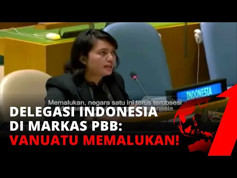 TEGAS! Indonesia Semprot Vanuatu di Markas PBB Mengenai Isu HAM di Papua Barat | tvOne