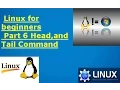 Linux tutorails for beginners part 6 head and tail command