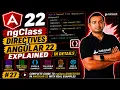 ngClass Directives in Angular 22 Explained in Detail Angular 22 Complete Course 2026