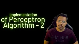 Complete Implementation Of Perceptron In Deep Learning Using Python From Scratch