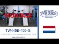 TW445E-400-G: 4 Koloms hefbrug - automatische ontgrendeling - 4,5 ton van TWIN BUSCH®