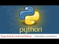 Indentation error Python - Expected an indented block