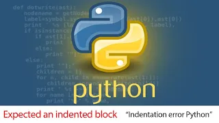 Indentation error Python - Expected an indented block