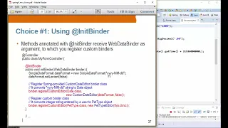 Spring 4 C Form handling Data binding