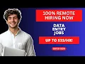 Data Entry Jobs 100 Remote Hiring Now Up To