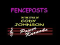 NJBOB303 07   Johnson, Cody RT   Fenceposts
