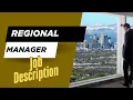 Job description of Regional Manager - Roles Responsibilities Skills