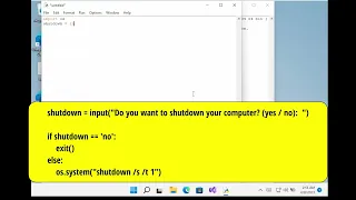 shutdown windows using python