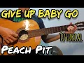 Give Up Baby Go (Peach Pit) - Guitar - Tutorial