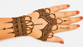 Rakshabandhan special mehndi design 2026 | simple mehndi design front hand