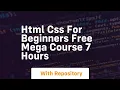 Html css for beginners free mega course 7 hours