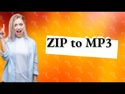 Download MP3 How do I convert a ZIP file to MP3 on Android?