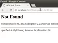 Codeigniter - error when Redirect URL Not Found in Ubuntu 16 04