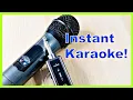 Turn Any Speaker Into A Karaoke Machine TONOR Handheld Mic With Bluetooth