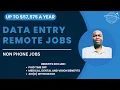 Data Entry Work From Home Phone Customer Degree Benefits