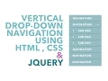 Vertical Drop-Down Navigation using jQuery