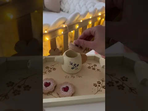 Wooden Tea Set & Tray