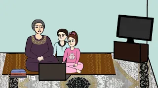 بيت ام سعودي مهزلة التعليم عن بعد عند العرب كورونا ميمو Memo 